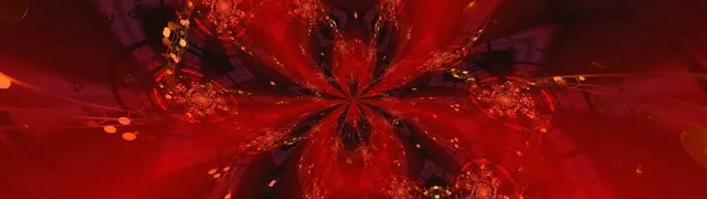Red Neon Tunnel Kaleidoscope Vortex | 32:9 Ultrawide 60fps Screensaver