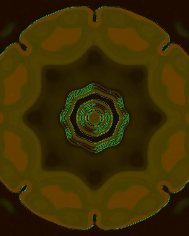 Neon Tunnel Kaleidoscope Vortex | 4:5 Instagram | 60fps Screensaver