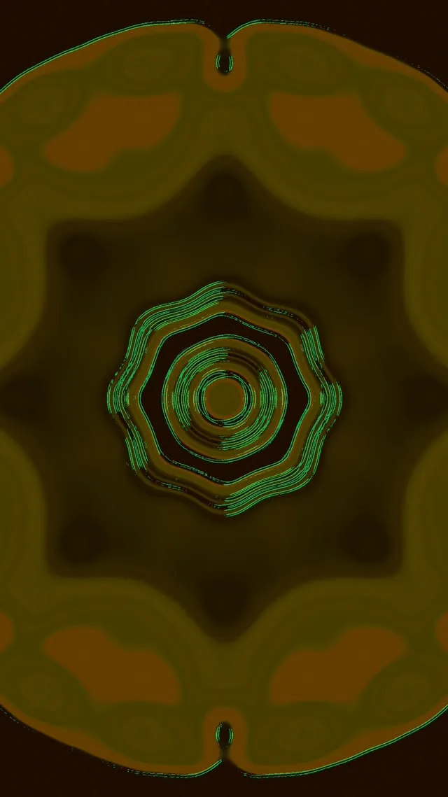 Neon Tunnel Kaleidoscope Spiral | 9:16 Reels 60fps VJ Loop Screensaver