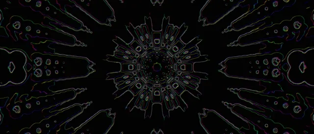 Neon Tunnel VJ Loop 21:9 Ultrawide 60fps Screensaver Kaleidoscope