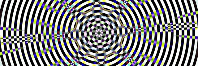 Concentric Neon Tunnel Kaleidoscope Vortex 3:1 Ultrawide 60fps Screensaver