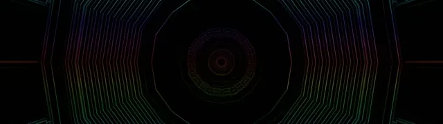 Spiraling Neon Tunnel VJLoops 32:9 Ultrawide 60fps Screensaver Animation