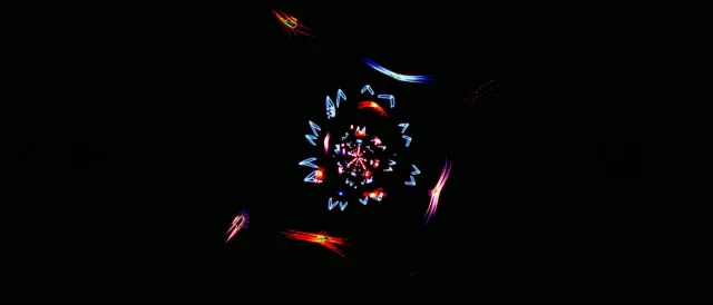 Hypnotic Neon Tunnel 21:9 Ultrawide 60fps Screensaver Fractal Kaleidoscope VJ Loop