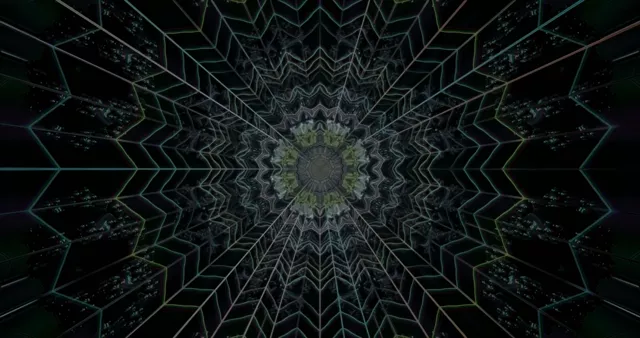 Túnel Neon VJ Loop 4K UHD 60FPS Protector de Pantalla Windows PC Portátil