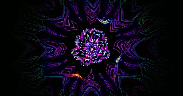 Neon-tunnel VJ Loop 4K UHD 60FPS Screensaver Windows PC Laptop
