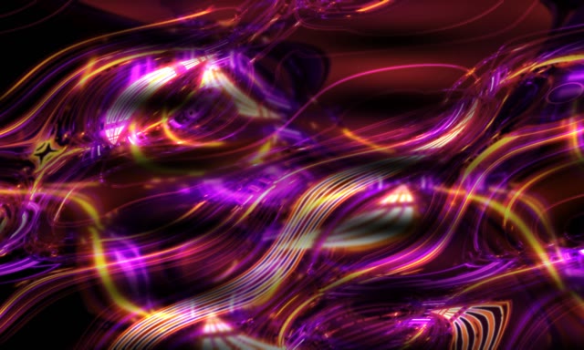 Neon Tunnel VJ Loop 5:3 Wide 60fps Screensaver Purple Orange Swirls Motion