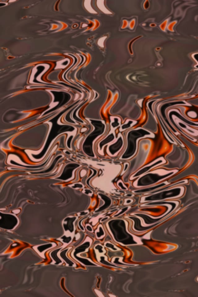 Neon Tunnel VJ Loop 9:16 60fps Screensaver Orange Black Liquid Swirl Motion