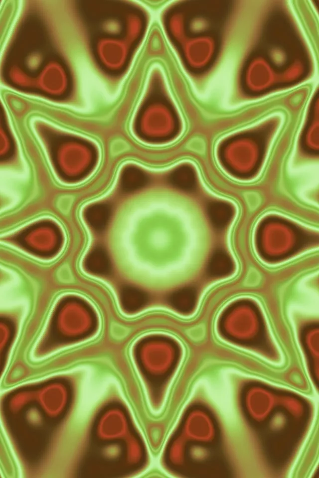 Neon Tunnel VJ Loop 9:16 60fps Screensaver Pulsating Kaleidoscope