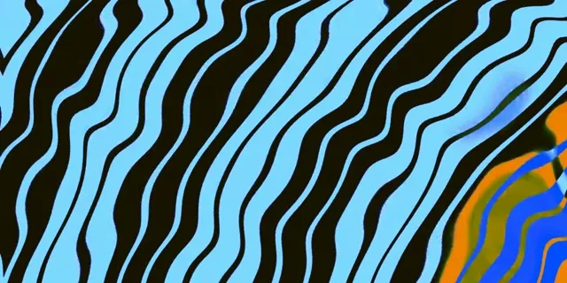 Неон Тунел Бранест Ленти Вртлог VJ Loop 2:1 Univisium 60fps Чувар на Екранот