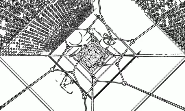 Неоновий тунель паутина Screensaver 5:3 Wide 60fps VJ Loop PC Laptop