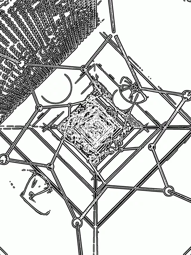 Neontunnel Tråd Rutenett 60fps Skjermsparer 3:4 iPad Portrett VJ Loop