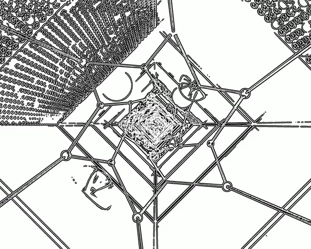 Túnel Neón Malla Arame 60fps 5:4 industrial Protector de Pantalla VJ Loop