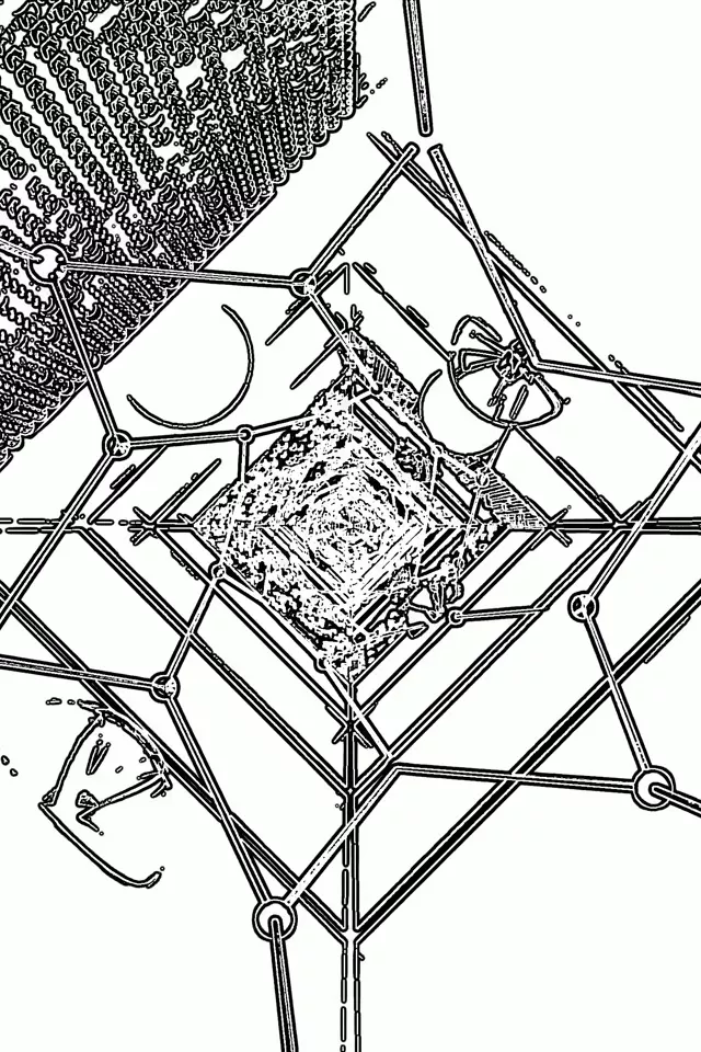 霓虹隧道线框屏保 60fps 2:3 照片竖屏 Vj Loop