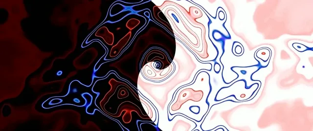 Neon Tunnel Yin Yang Spiral Vj Loop 2.39:1 Cinemascope 60fps Screensaver