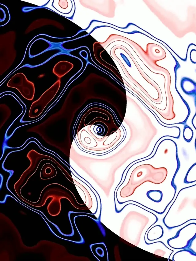 Túnel de Neó Remolí Yin Yang VJ Loop 3:4 iPad Vertical 60fps Protector de Pantalla