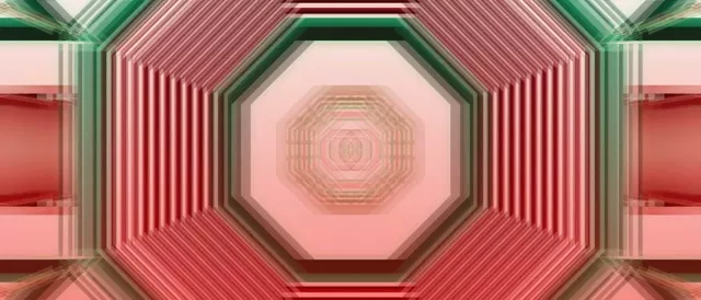 Octagonal Neon Tunnel 21:9 Ultrawide 60fps Screensaver VJ Loop