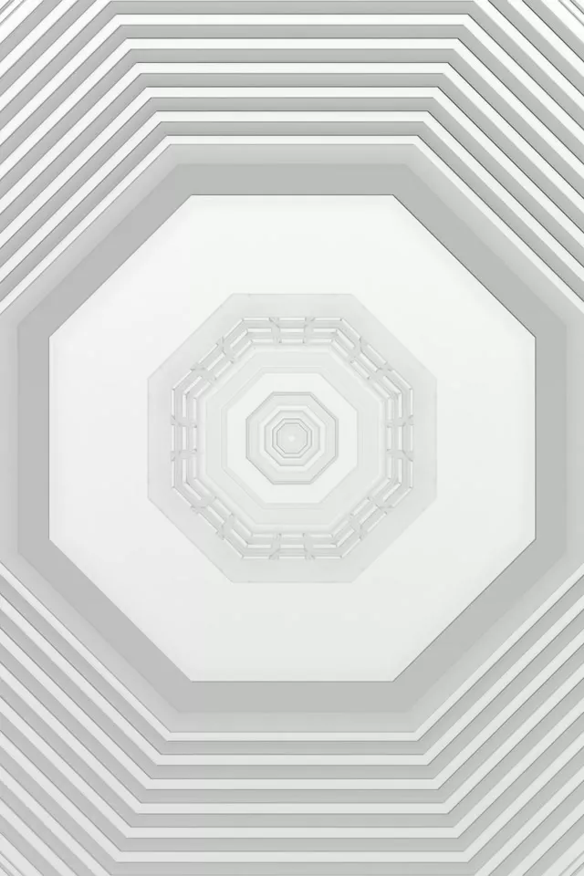 Octagonal Neon Tunnel 2:3 Portrait 60fps Screensaver VJ Loop