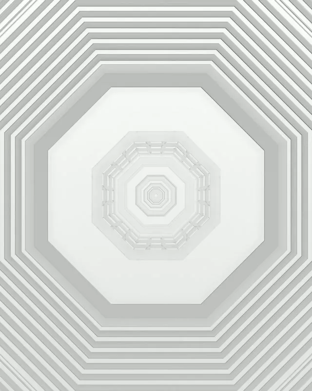 Octagonal Neon Tunnel | 4:5 Instagram | 60fps VJLoops Screensaver Motion