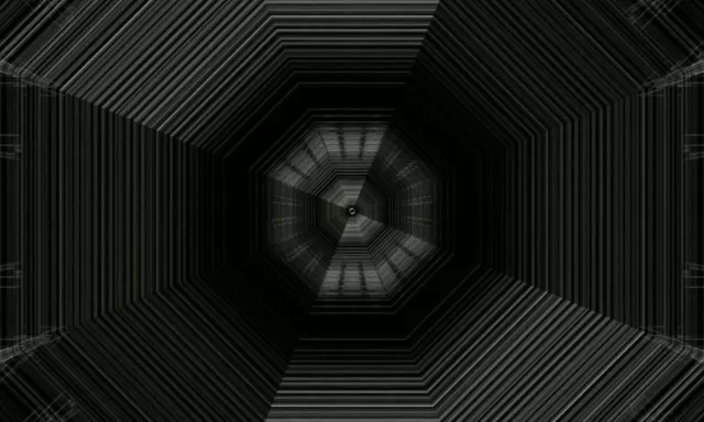 Octagonal Neon Tunnel | 5:3 Wide | 60fps VJLoops Screensaver