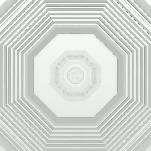 Octagonal Neon Tunnel VJLoops 1:1 Square 60fps Screensaver Motion
