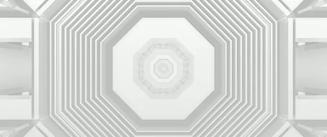 Octagonal Neon Tunnel | VJ Loop 60fps 2.39:1 Cinemascope Screensaver