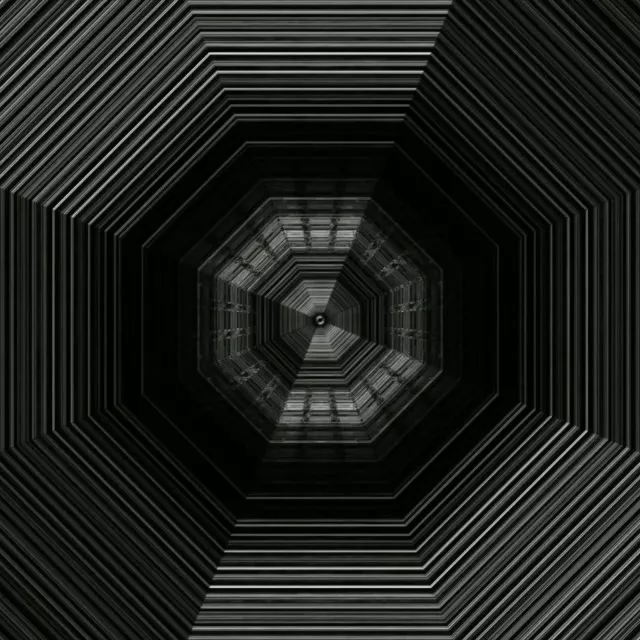 Octagonal Neon Tunnel Vortex 1:1 Square 60fps Screensaver Loop