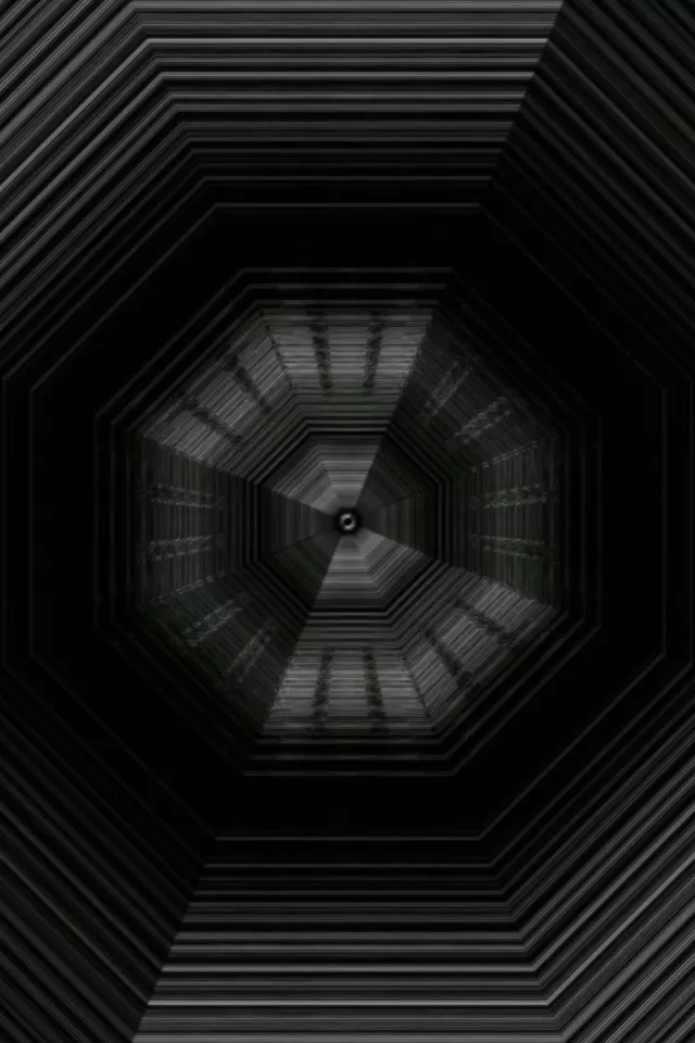 Achthoekige Neon Tunnel Vortex | 2:3 Portrait 60fps Screensaver VJLoops