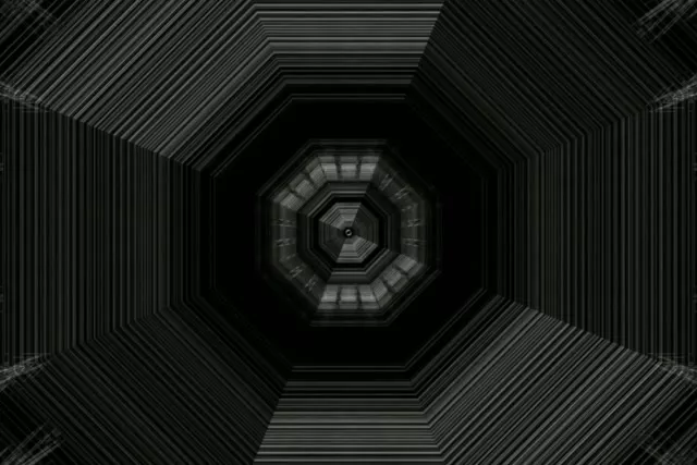 Octagonal Neon Tunnel Vortex 3:2 60fps Screensaver VJ Loop