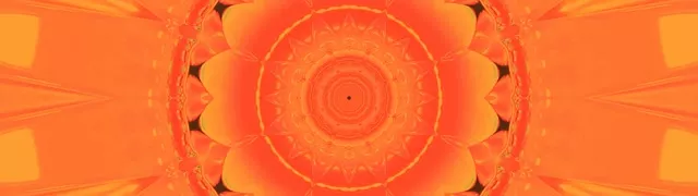 ნარინჯისფერი მანდალა ნეონის ტუნელი ScreenSaver 32:9 Super Ultrawide 60fps VJ Loop