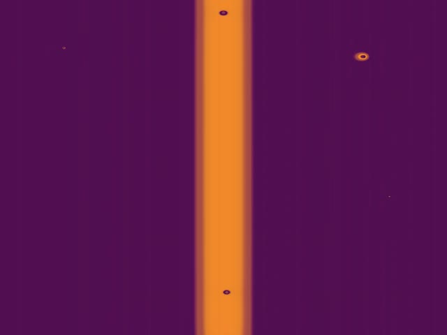 Orange Neon Tunnel 4:3 Classic 60fps VJ Loop Screensaver Motion