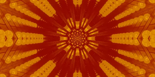 Neon Tunnel Radiant Sun Burst VJ Loop 2:1 Univisium 60fps Screensaver