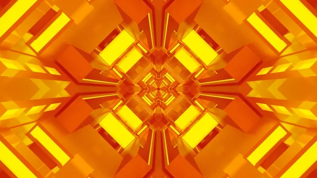 Tunnel Neon Arancione Screensaver 4K UHD 60fps VJLoops