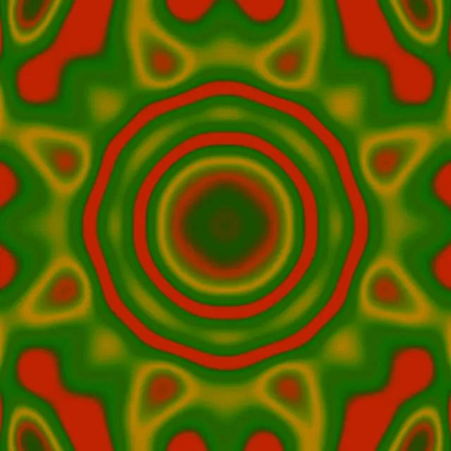 Túnel de Neón Laranxa Ondulación Vórtice | Vj Loop | 1:1 Cadrado | 60fps | Protector de Pantalla