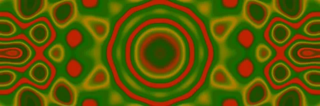 Neon Tunnel Orange Krusning Hvirvel VJLoops 3:1 Triple Wide 60fps Pauseskærm