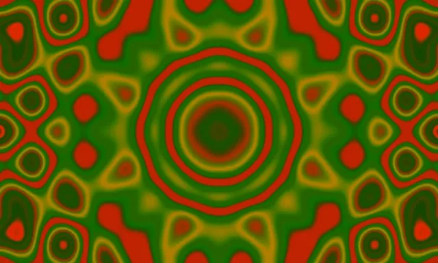 Неонски Тунел Портокалов Бранов Таласен Вртлог 5:3 Wide 60fps Screensaver Vj Loop