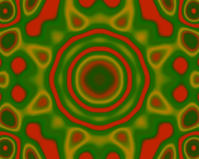 Neon Tunel Pomarańczowa Fala Wir 5:4 Industrial 60fps Wygaszacz Vj Loop