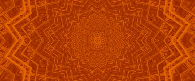 Oren Neon Terowong Kaleidoskop Bintang 2.39:1 Cinemascope 60fps Penyelamat Skrin VJ Loop