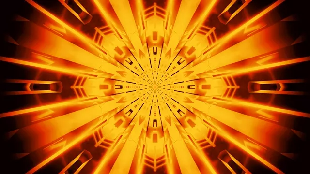 Orange Neon Tunnel VJLoops 4K UHD 60fps Screensaver PC