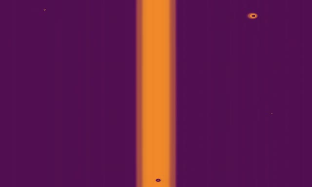 Oranžen Neon Tunnel VJLoops 5:3 Wide 60fps Screensaver Motion Background