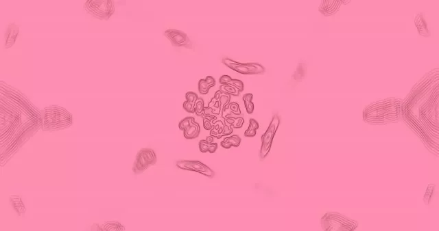 Pembe Soyut Akan Organik Hareket Arkaplan Döngüsü