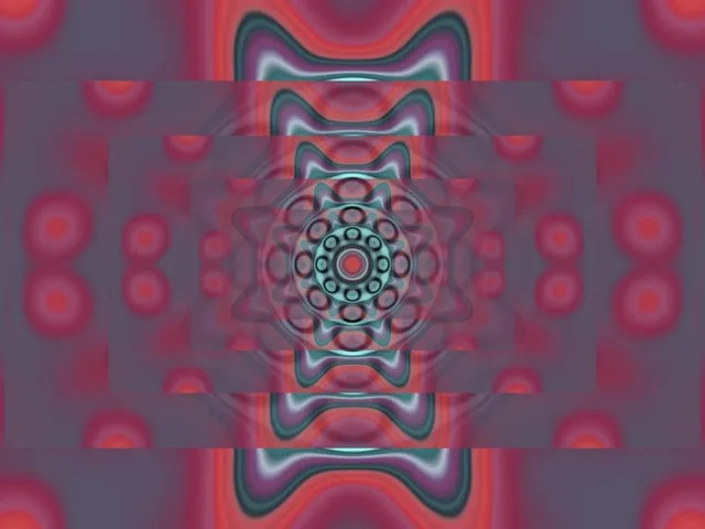 Pulsating Neon Tunnel VJ Loop 60fps 4:3 Classic Screensaver Kaleidoscope