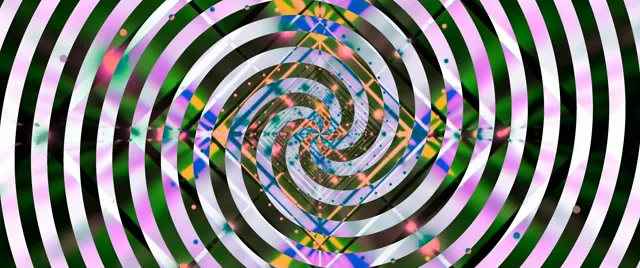 تونل نئونی مارپیچ گردباد 2.39:1 Cinemascope 60fps Screensaver VJ Loop