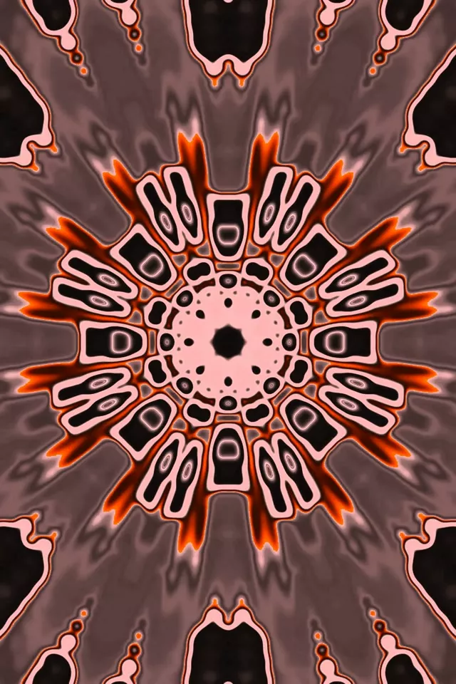 Neónový tunel Kaleidoskop Výbuch 2:3 Photo Portrait 60fps Šetrič obrazovky VJ Loop