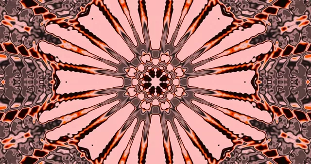 Roza neon tunel kaleidoskop 4K UHD 60fps čuvar ekrana VJ loop