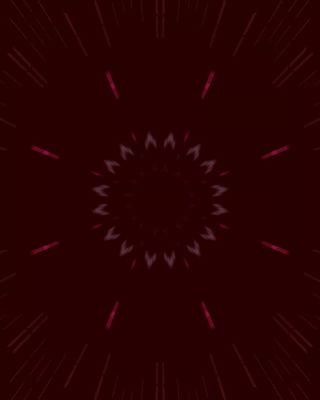 Magenta Kaleidoskop Neon Tunel VJ Loop 4:5 Instagram 60fps Screensaver
