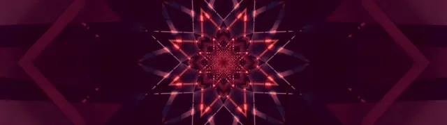 네온 터널 만화경 스타 버스트 32:9 Super Ultrawide 60fps 화면보호기 VJ Loop