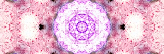 ピンク ネオン トンネル マンダラ スクリーンセーバー 3:1 トリプル ワイド 60fps VJ Loop