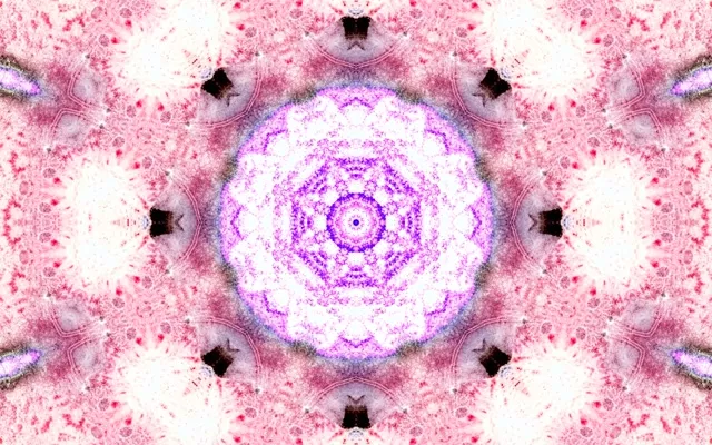 Rožnati Neon Tunel Mandala Ohranjevalnik Zaslona 60fps 16:10 MacBook VJ Loop