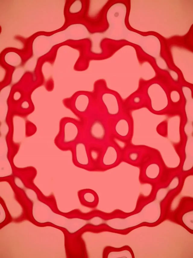 Neon Tunnel Pink Organic Cell VJ Loop 3:4 iPad Portrait 60fps หน้าจอประหยัด