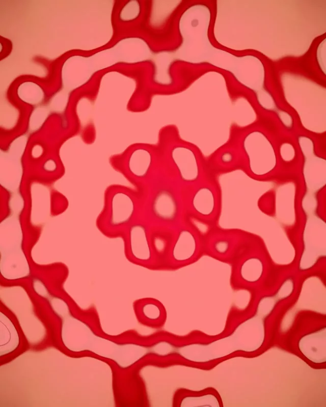 Tunel Neon Roz Celulă Organică VJLoops 4:5 Instagram 60fps Screensaver